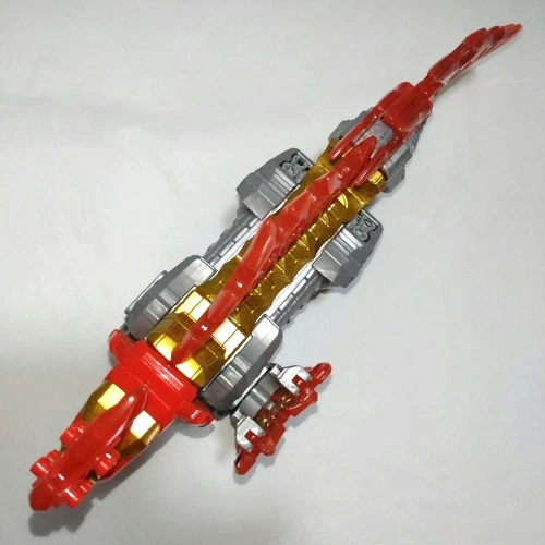 Power Rangers Dino Fury Ryusoulger DX Dime Volcano Dimetro Blazing Megazord Used - Picture 4 of 9