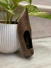 Posacenere in ottone per sigarette e posacenere da tavolo rotondo, goffrato