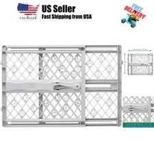 North States Paws Portable Pet Gate: 26-40" Wide. Pressure Mount. No tools ne...