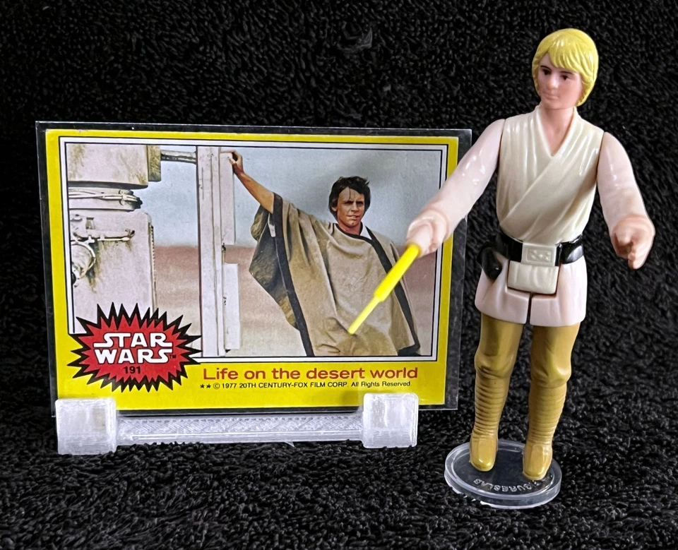 Luke Skywalker 1977 y tarjeta de colección • Kenner Star Wars de colección Foto 2 de 4