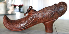 Vintage Lady's Victorian heavy Metal Shoe