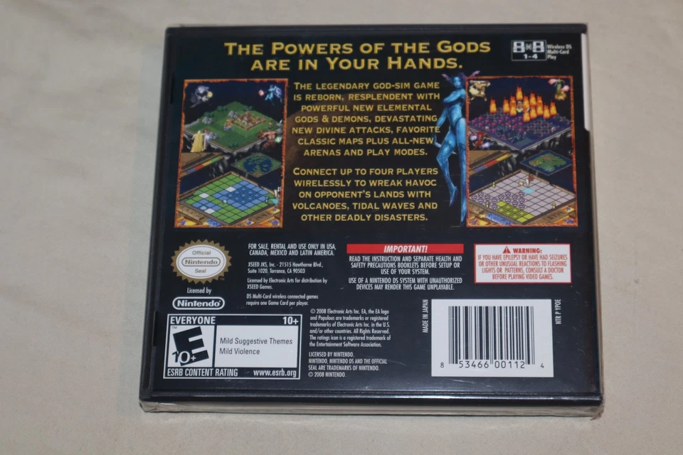 Populous DS (Nintendo DS, 2008) NEW SEALED - Image 3 of 4