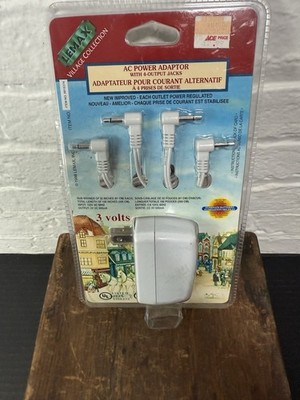 LEMAX Village Collection AC Adapter With 4 Output Jacks #94443A