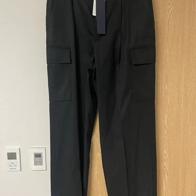 Juun.J Ventile Cargo Straight Slacks Size 46 Black | eBay