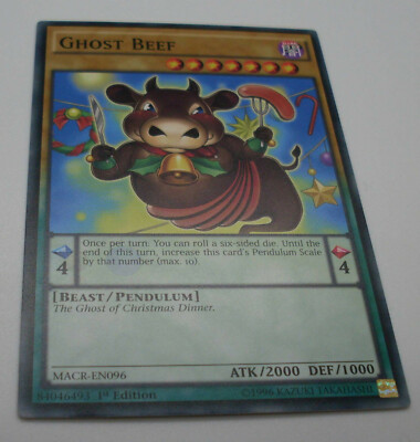 Yu-Gi-Oh Karte - Ghost Beef - Beast / Pendulum - Yugioh Neu