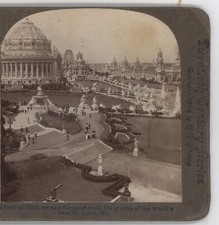 Festival Hall World's Fair St Louis MO Whiting Stereoview 1904