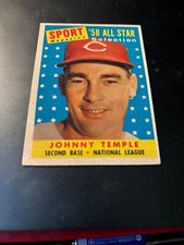 Johnny Temple Topps 478 Reds Baseball