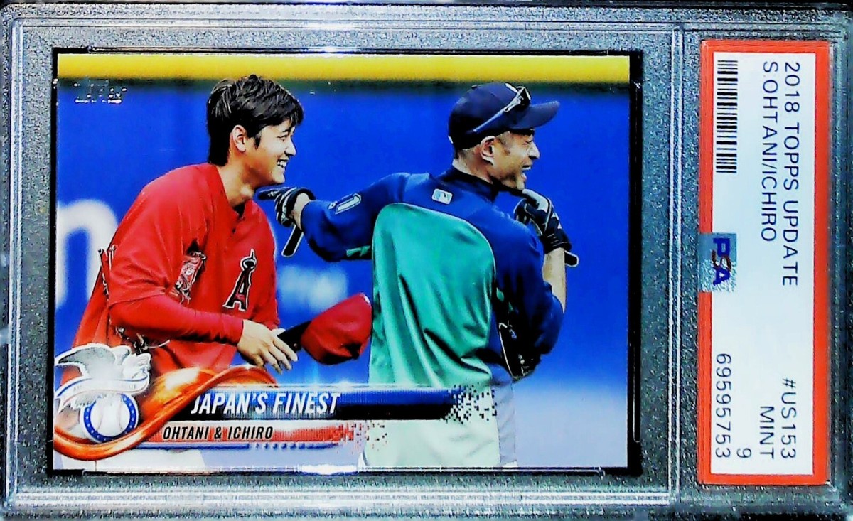 2018 TOPPS UPDATE #US153 SHOHEI OHTANI ICHIRO RC PSA 9 MINT | eBay