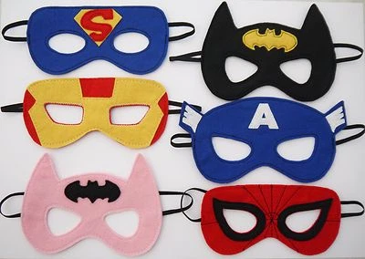 Superhero mask costume gift spiderman adult child girl book day birthday gift - Image 1 of 4