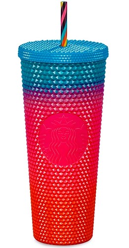 2023 DISNEYLAND DISNEY STARBUCKS MICKEY MOUSE HALLOWEEN GEOMETRIC TUMBLER 24OZ - 第 10/10 張圖片