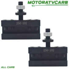 ALL-CARB 2Pcs 6-12"AXA 2# Quick Change Tool Post Boring Turning Holder 250-102