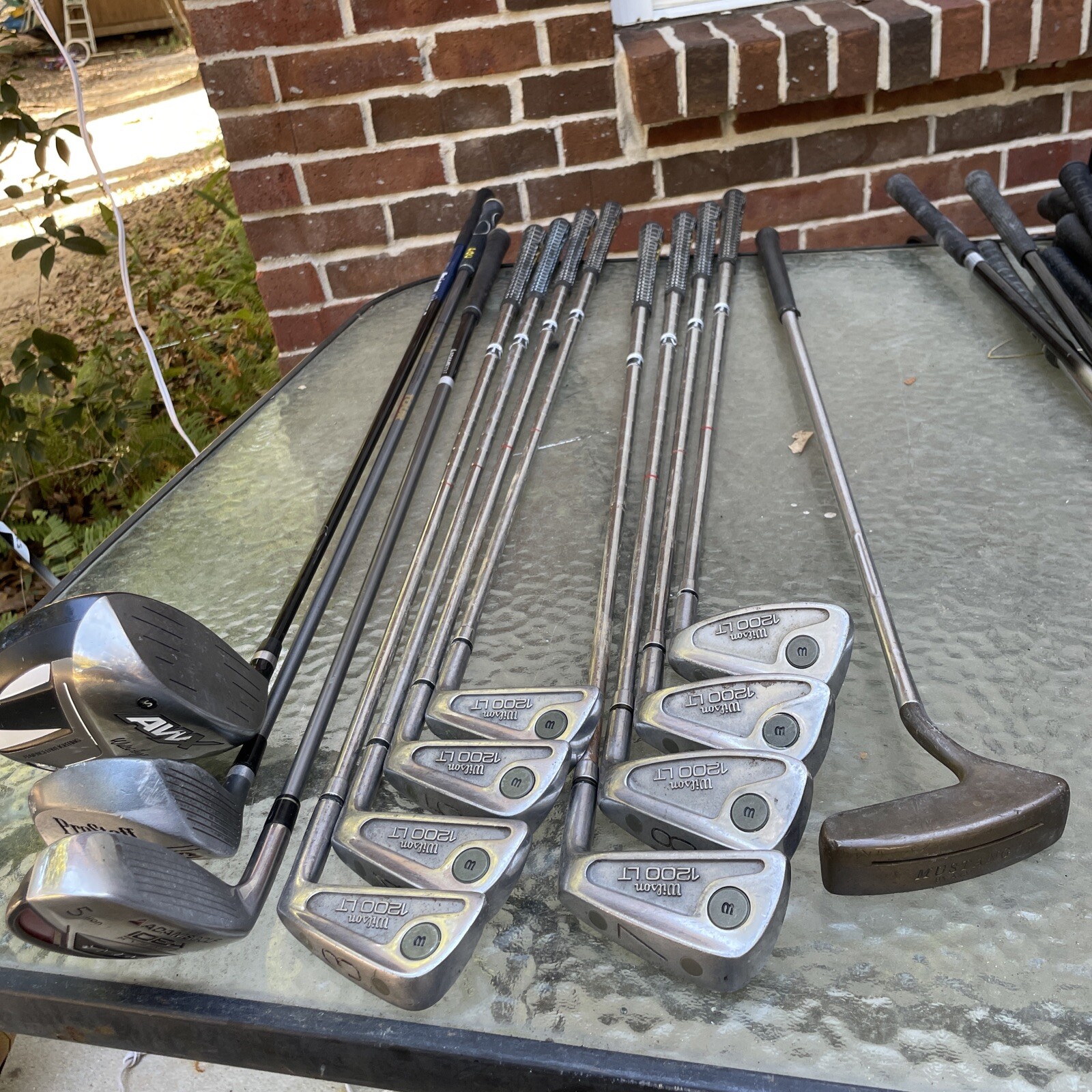 Men's Golf Club Set Complete Used Right Handed Golf Club Set NO BAG eBay