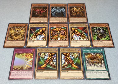 Yugioh Yami Yugi's Legendary Exodia Egyptian God Card Deck (45