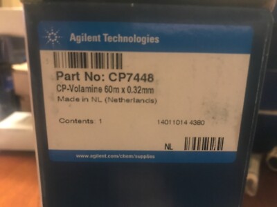 NEW Agilent CP7448 J&W GC Column, 60 m, 0.32 mm, 7  cage ships from Texas
