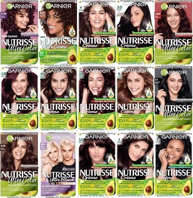 Garnier Nutrisse Ultra Color Hair Dye Permanent All Colours Available