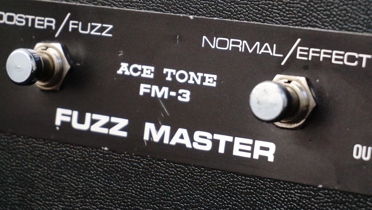 Ace Tone FM-3 Fuzz Master Early 70's Black Electric Guitar Ace Tone FM-3 Fuzz Master Early 70's Black Electric Guitar