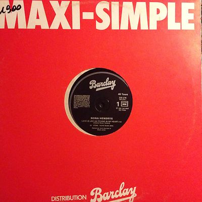 NONA HENDRYX   Love Is Like An Itching In My Heart   Vinyl 12 Mix   1981BARCLAY