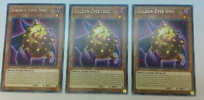 3x Golden-Eyes Idol 1st Edition Rare KICO-EN011 Yu-Gi-Oh!