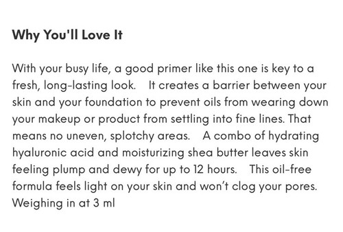 X2 Benefit The POREfessional HYDRATE Pore Minimizing Primer 3ml/.1oz Travel Size - Picture 3 of 7