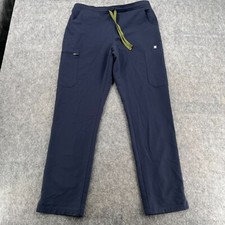 Figs Yola Skinny Womens M Regular Scrub Pants Blue