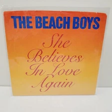 Vtg The Beach Boys Album Slip Cover ONLY "She Believes In Love Again " 1985