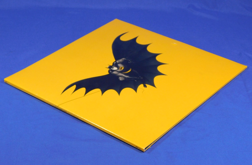 MONDO BATMAN THE ANIMATED SERIES DIE-CUT BAT-SHAPED VINYL RECORD 2014 ELFMAN - Picture 3 of 7