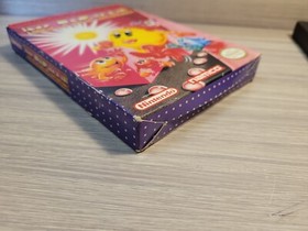 Ms. Pac-Man Gray Cart NAMCO Nintendo NES CIB Complete in Box 