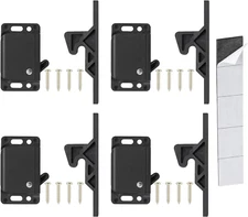 RV Drawer Latches and Catches, 4 Pack RV Cabinet Door Latches and Catches, 10 