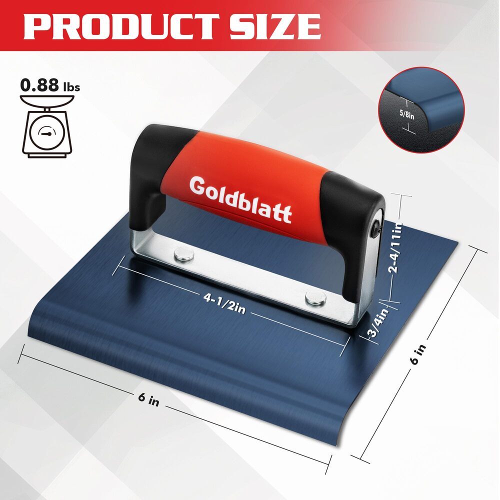 Ohulelks Set di Attrezzi per Bordare e Scanalare il Calcestruzzo In Acciaio Inossidabile - Kit per Finitura Dello Stucco e del Cemento, Utensili per Ohulelks Set di Attrezzi per Bordare e Scanalare il Calcestruzzo In Acciaio Inossidabile - Kit per Finitura Dello Stucco e del Cemento, Utensili per