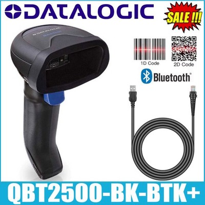 Datalogic QuickScan QBT2500-BK-BTK+ 2D Bluetooth Barcode Scanner With USB Cable