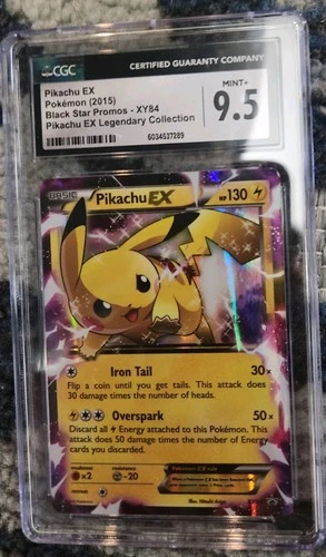 PIKACHU EX XY Black Star Promo Legendary Collection #XY84 CGC 9.5 Pokemon