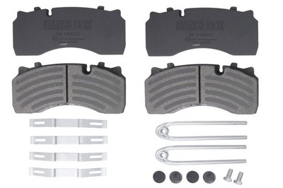 Fits DAF LF 55; RVI MIDLUM brake pads set Front Left Right Rear