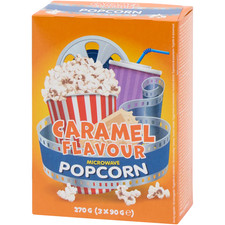 Mikrowellen-Popcorn Karamell