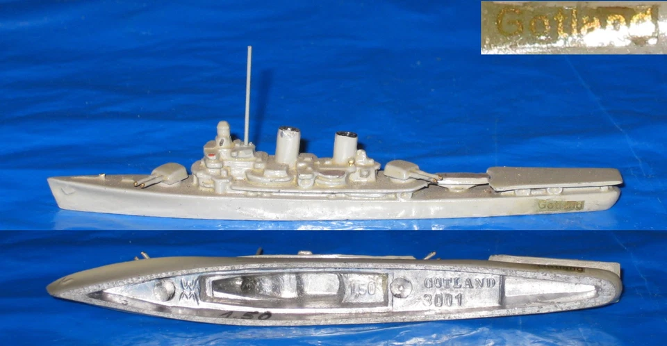 S Flugzeug- und Minenkreuzer GOTLAND, Wiking, Metall, 1:1250 - Bild 1 von 1