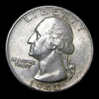 1940-D Washington Quarter Silver ---- Stunning Condition Coin ---- #KK647