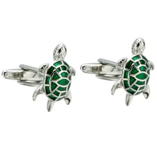 Fashion Sea Turtle Shape Men Cufflinks 1 Pair of Shirt Suit Cuff Links Classic