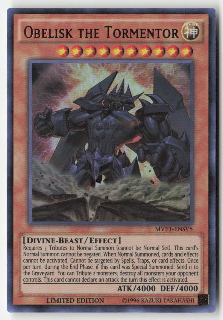 Obelisk The Tormentor Konami Yu-Gi-Oh! TCG Ultra Rare Individual