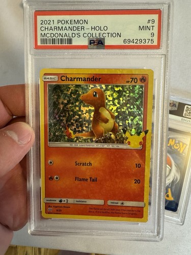 2021 Pokemon - McDonald’s 25th Collection Kanto Starters Holo Set - PSA 9 MINT! - Picture 4 of 6