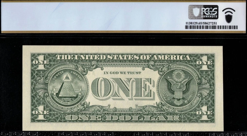 2009 $1 FRN A69999996A #65PPQ  A-A BLOCK - Image 2 of 3