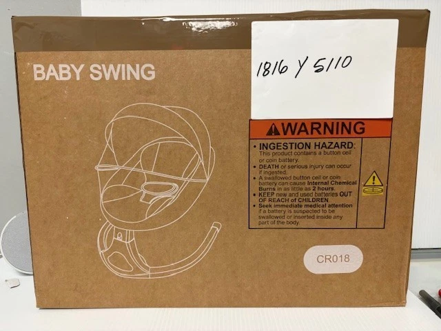 Baby Swing - 5 Speed Motion With Lullabies, Bluetooth, Portable Rocker pinck
Opens in a new window o