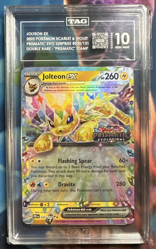 Jolteon ex graded TAG 10 for sale on eBay