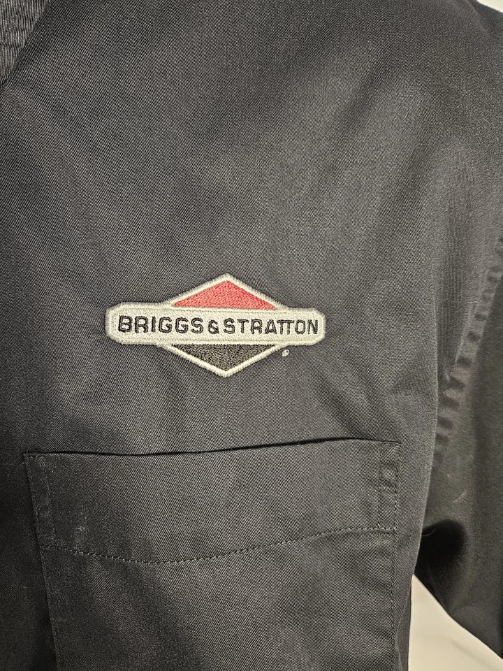 Briggs & Stratton Devon & Jones 5 Star Performance Black Button Up Size Large - Image 4 of 4