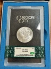 1884 CC MORGAN SILVER DOLLAR GSA GRADED CAC MS63 GEM BU U.S. $1 COIN (Slab1201)