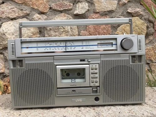 Vintage Boombox JVC RC-M60JW Radio Cassette Player No Conion Vela Lasonic