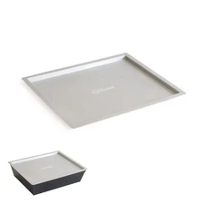 Detroit 8x10" Chef Pomodoro Pizza Pan Lid, Aluminum, Stackable, Heat & Humidity