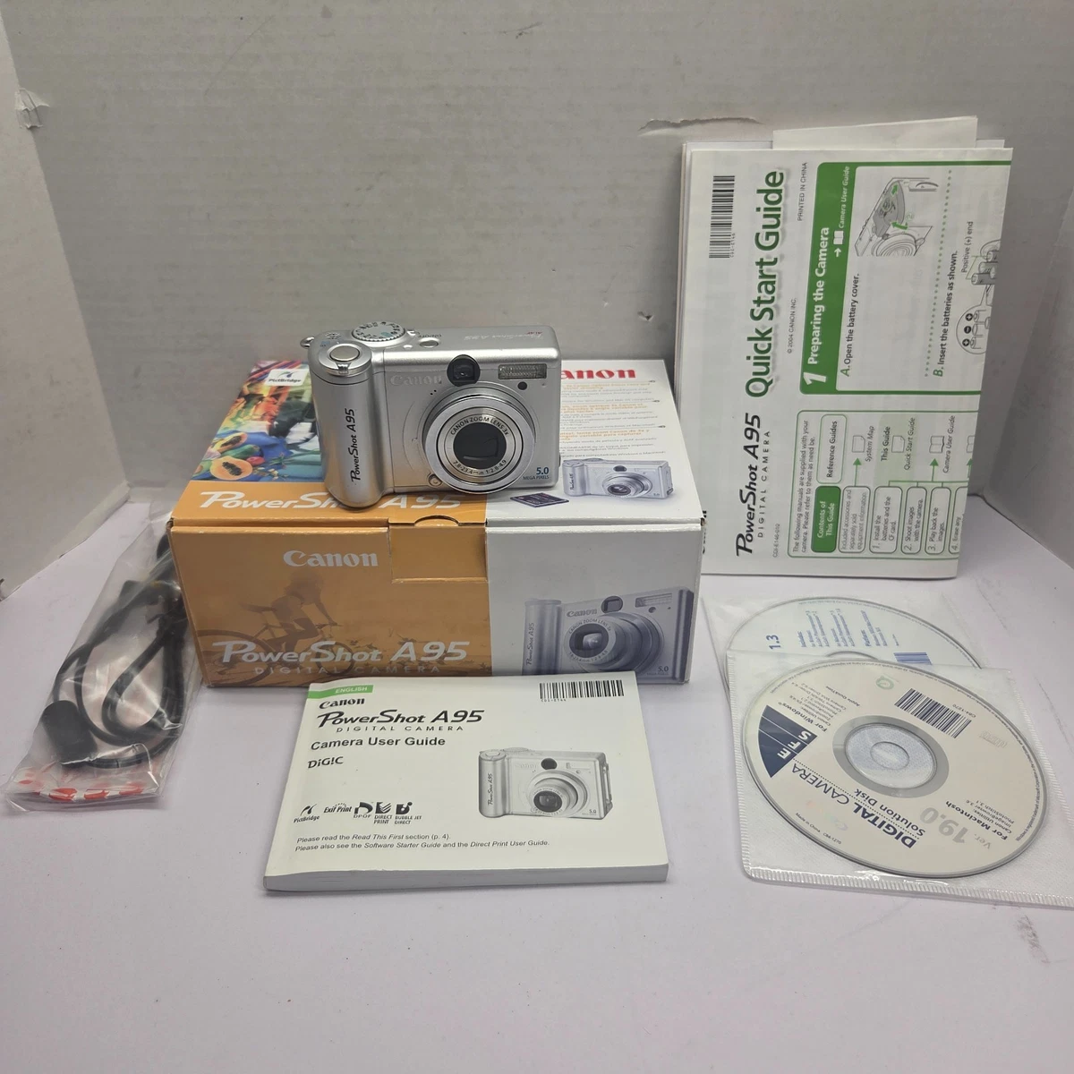 Canon PowerShot A95 1-4.9x Digital Zoom Digital Cameras for sale