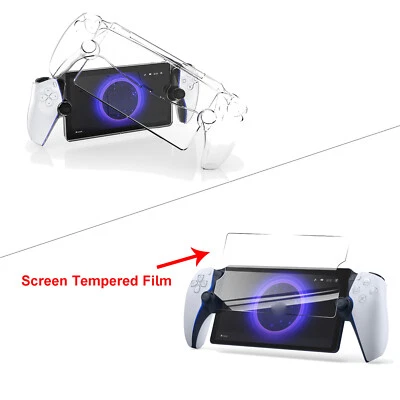 PC Protective Cover Case w/Screen Protector Film For Sony PS5 PlayStation Portal