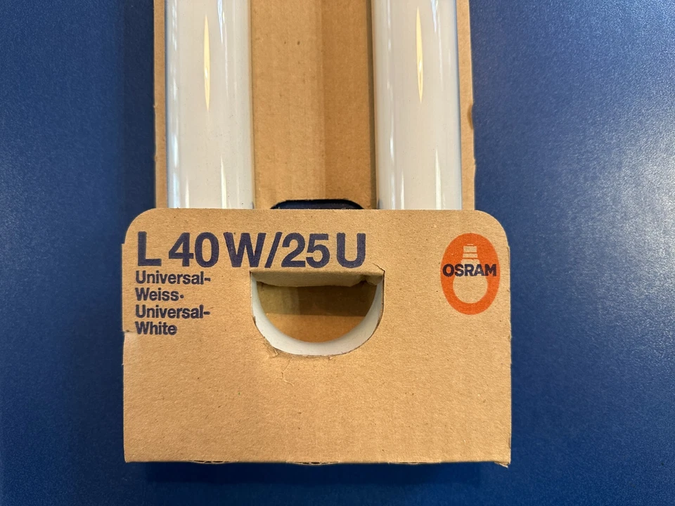 OSRAM Leuchtstofflampe in U-Form L 40W/25 U UNIVERSAL WEISS 60cm T12 WHITE - Bild 2 von 3