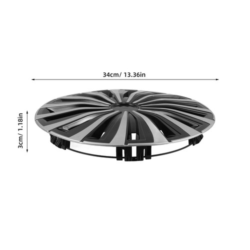 Decorative Wheel Hub Cap 12 Inch Wheel Rim Cover Automotive Hub Cover - Picture 8 of 12