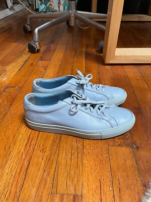 Women Common Projects Achilles Low Powder Blue (6011) Leather Size EU 40